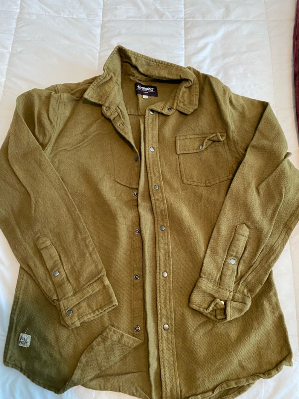 Altamont Olive Green Military-Style Field Jacket